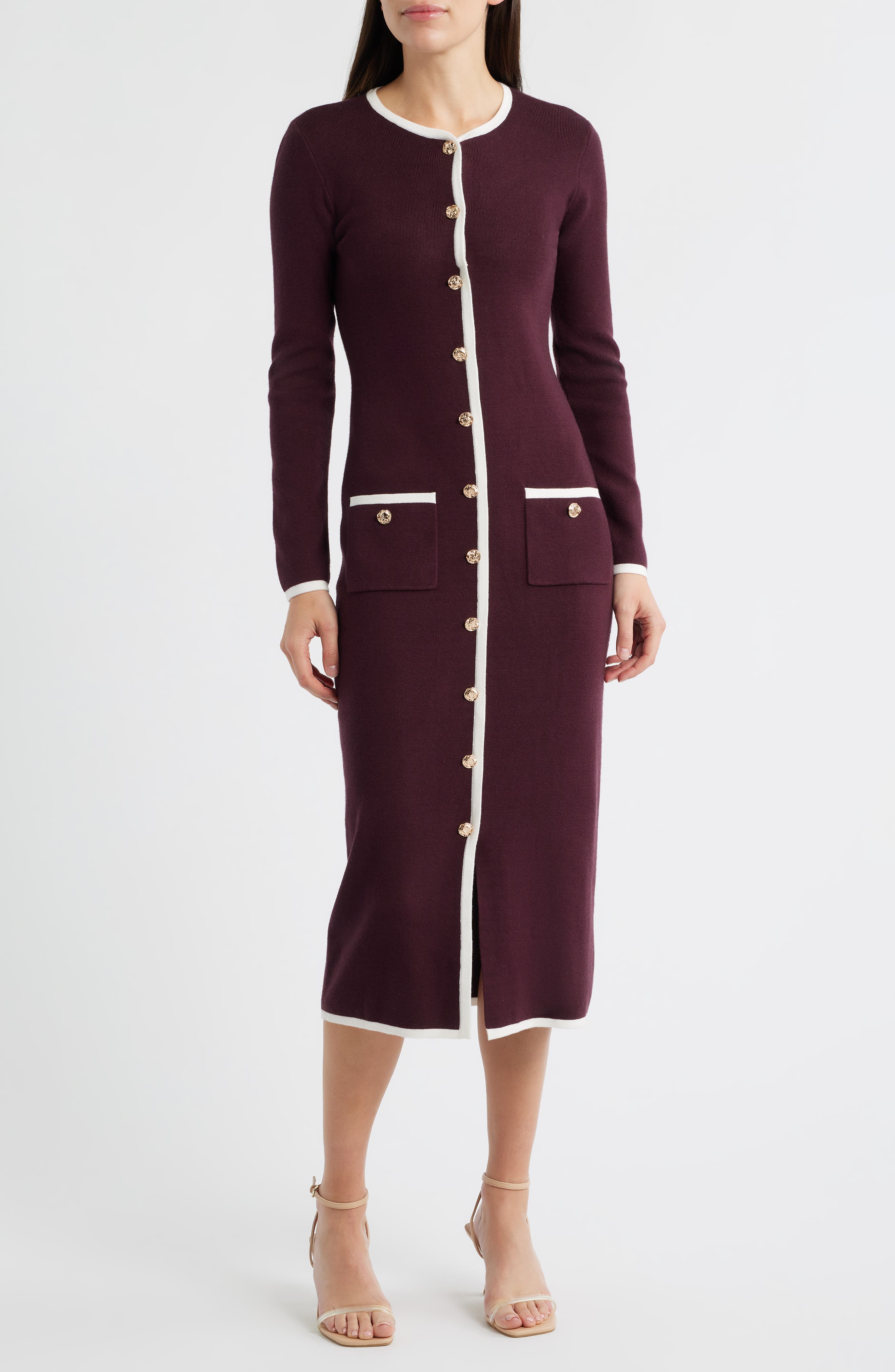 Women's Long Sleeve Midi Dresses | Nordstrom