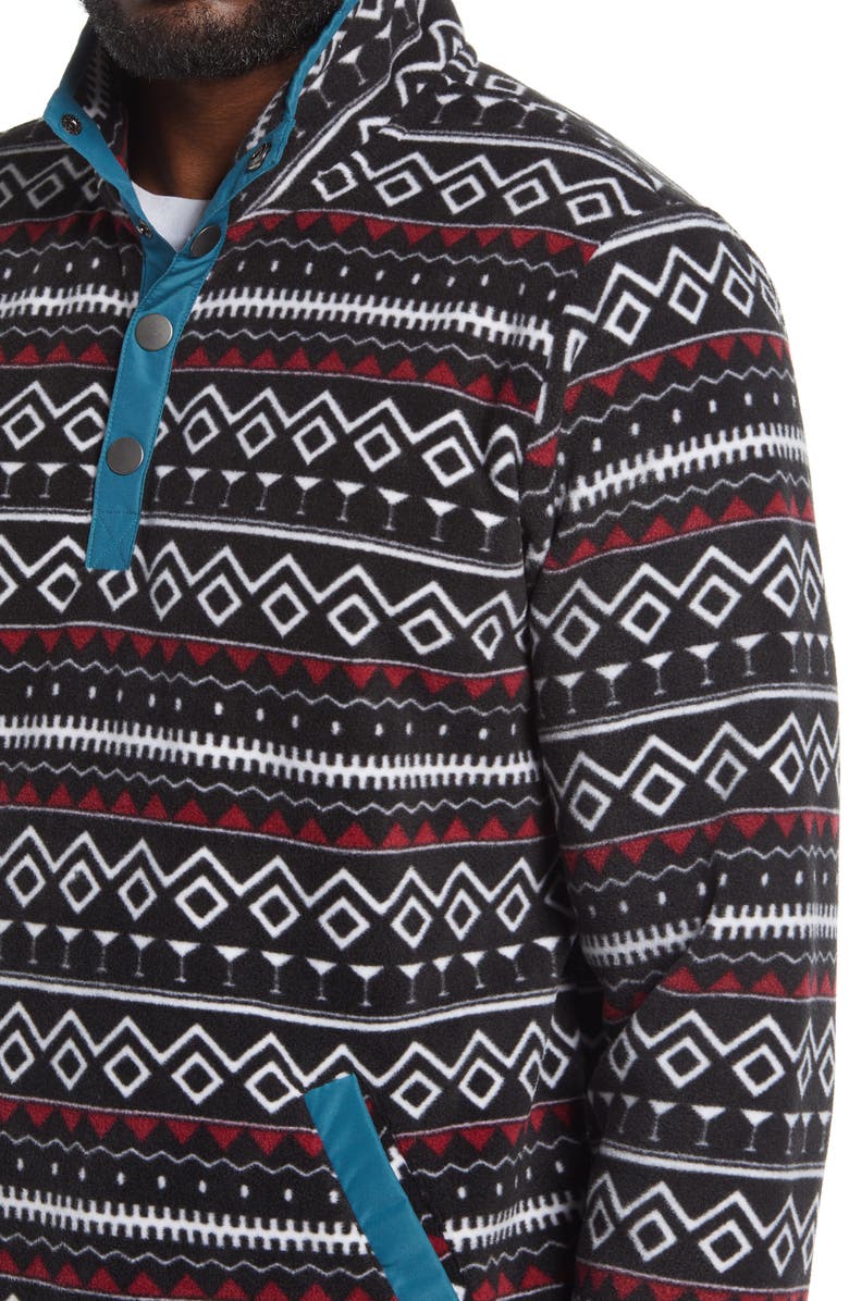 Bonobos Polar Fleece Quarter Snap Pullover, Alternate, color,