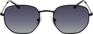Cole Haan 51mm Polarized Angular Round Sunglasses