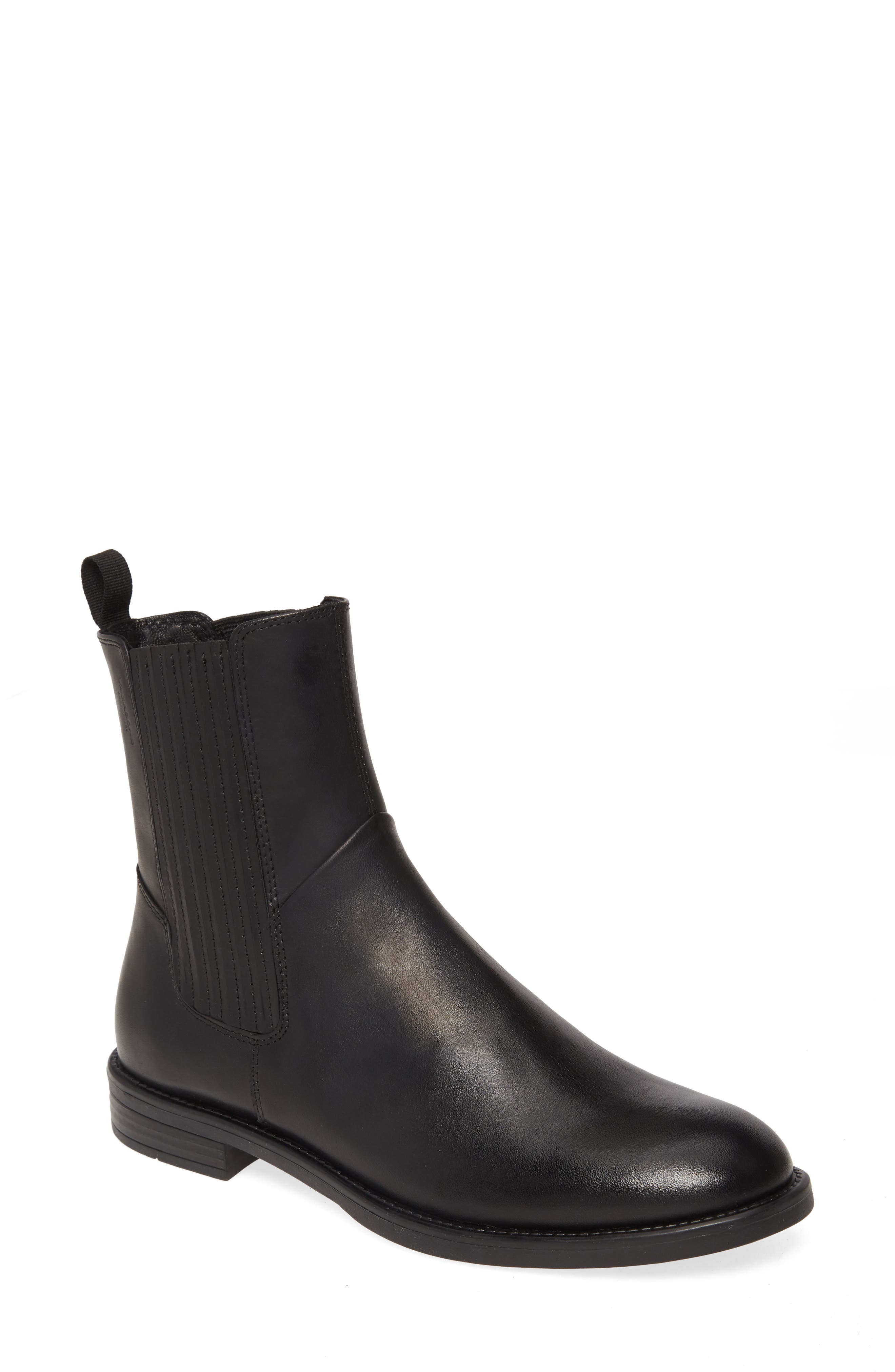 Amina Bootie, Main, color, BLACK LEATHER