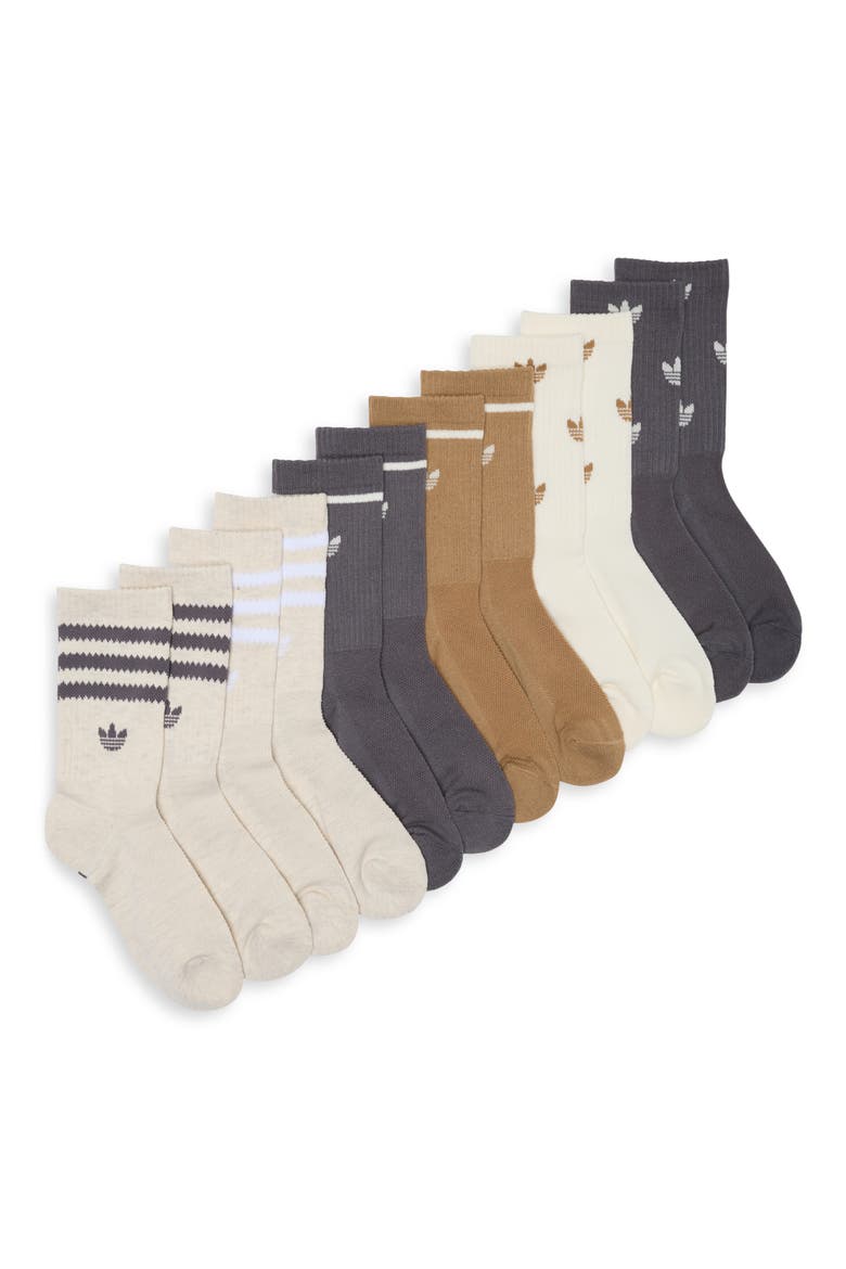 Kids' Youth Original Remix 4.0 6-Pack Crew Socks, Main, color, ALUMINA
