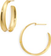 ARGENTO VIVO Concave Hoop Earrings