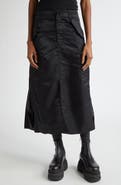 Sacai Insulated Nylon Twill Midi Cargo Skirt