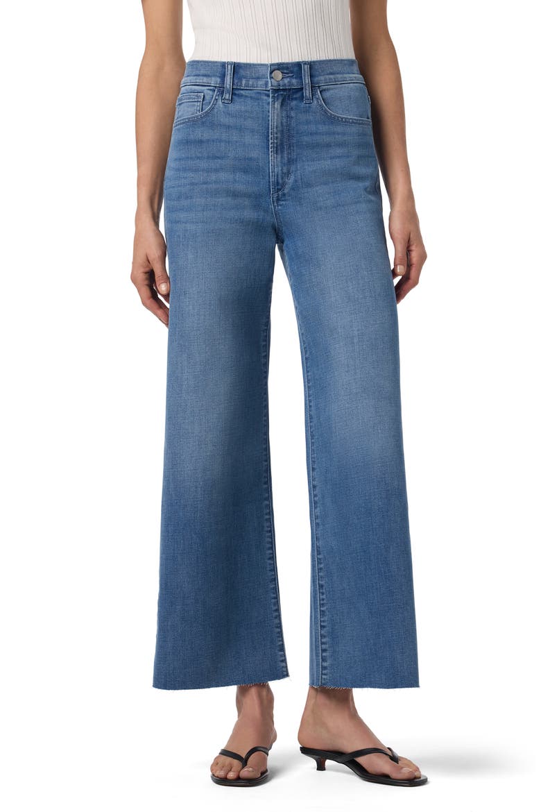 Raw Hem Ankle Wide Leg Jeans, Main, color, CYRENE
