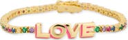 Kate Spade New York like magic love tennis bracelet