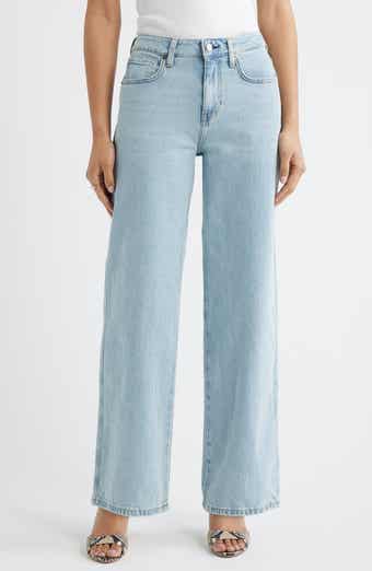 Mid Rise Wide Leg Jeans