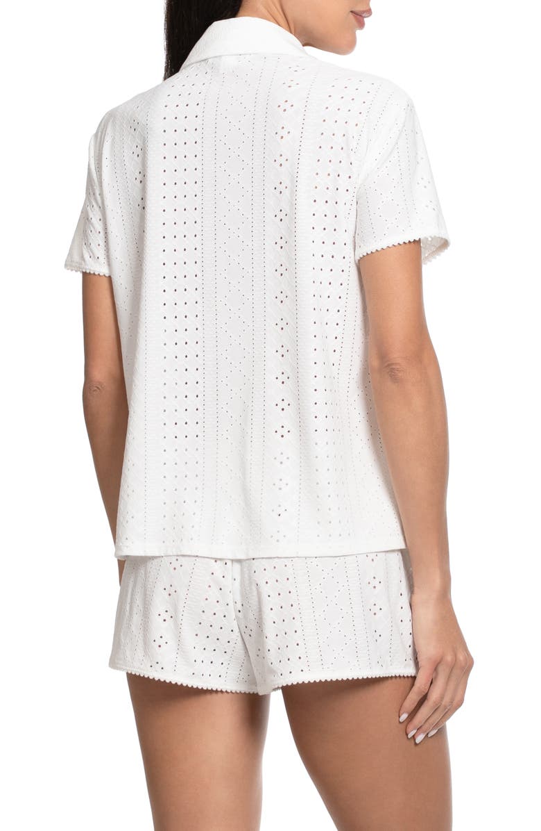 In Bloom by Jonquil Staci Eyelet Short Pajamas, Alternate, color, 