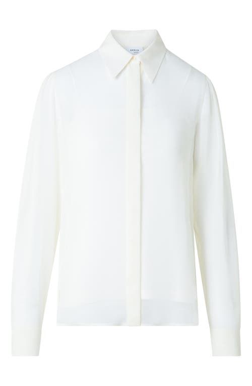 Akris Punto Boho Georgette Button-up Shirt