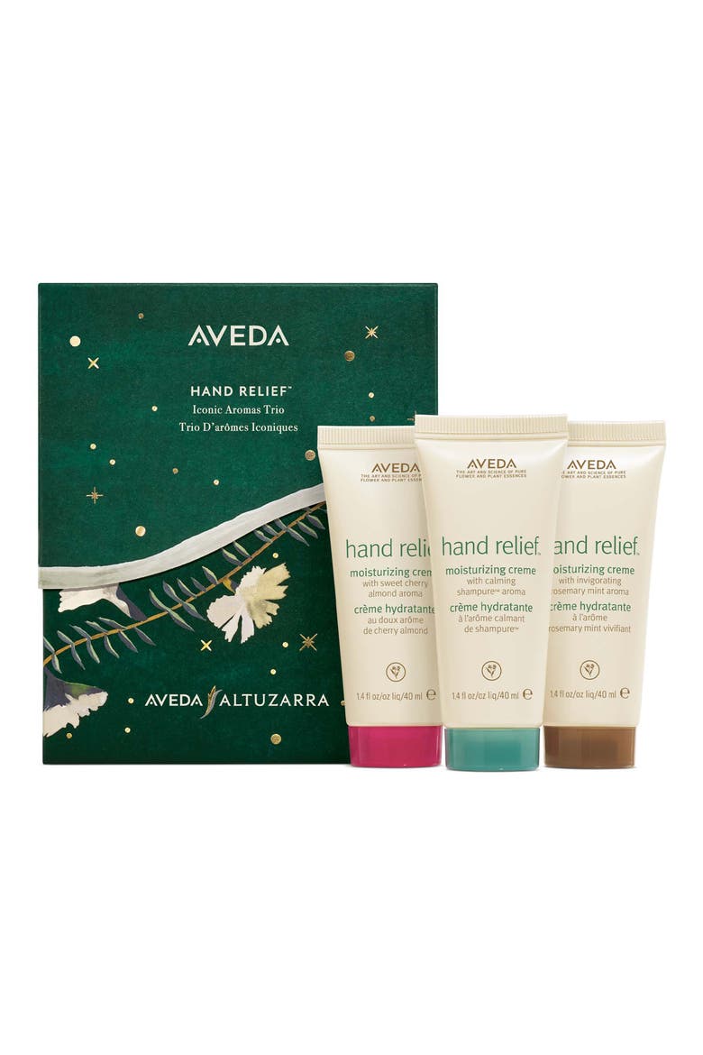 hand relief™ Iconic Aroma Moisturizing Trio Hand Cream Gift Set $33 Value, Main, color, NO COLOR