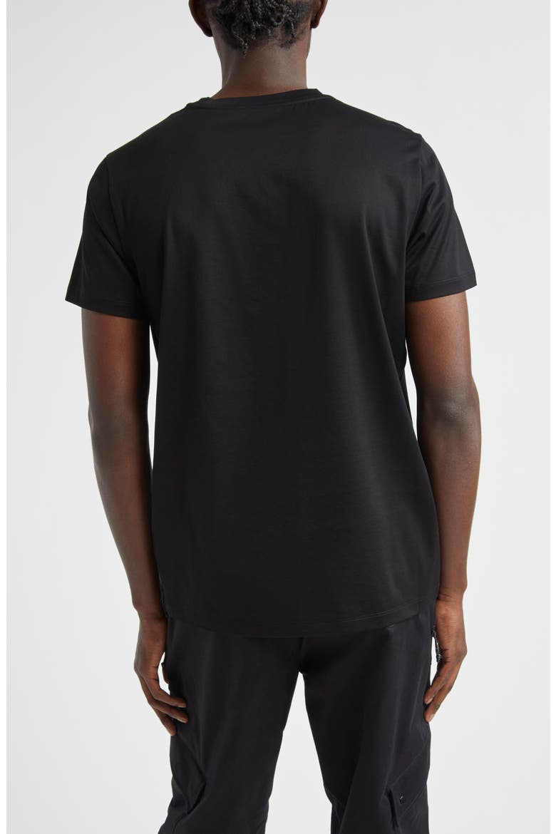 Logo Cotton T-Shirt, Alternate, color, BLACK