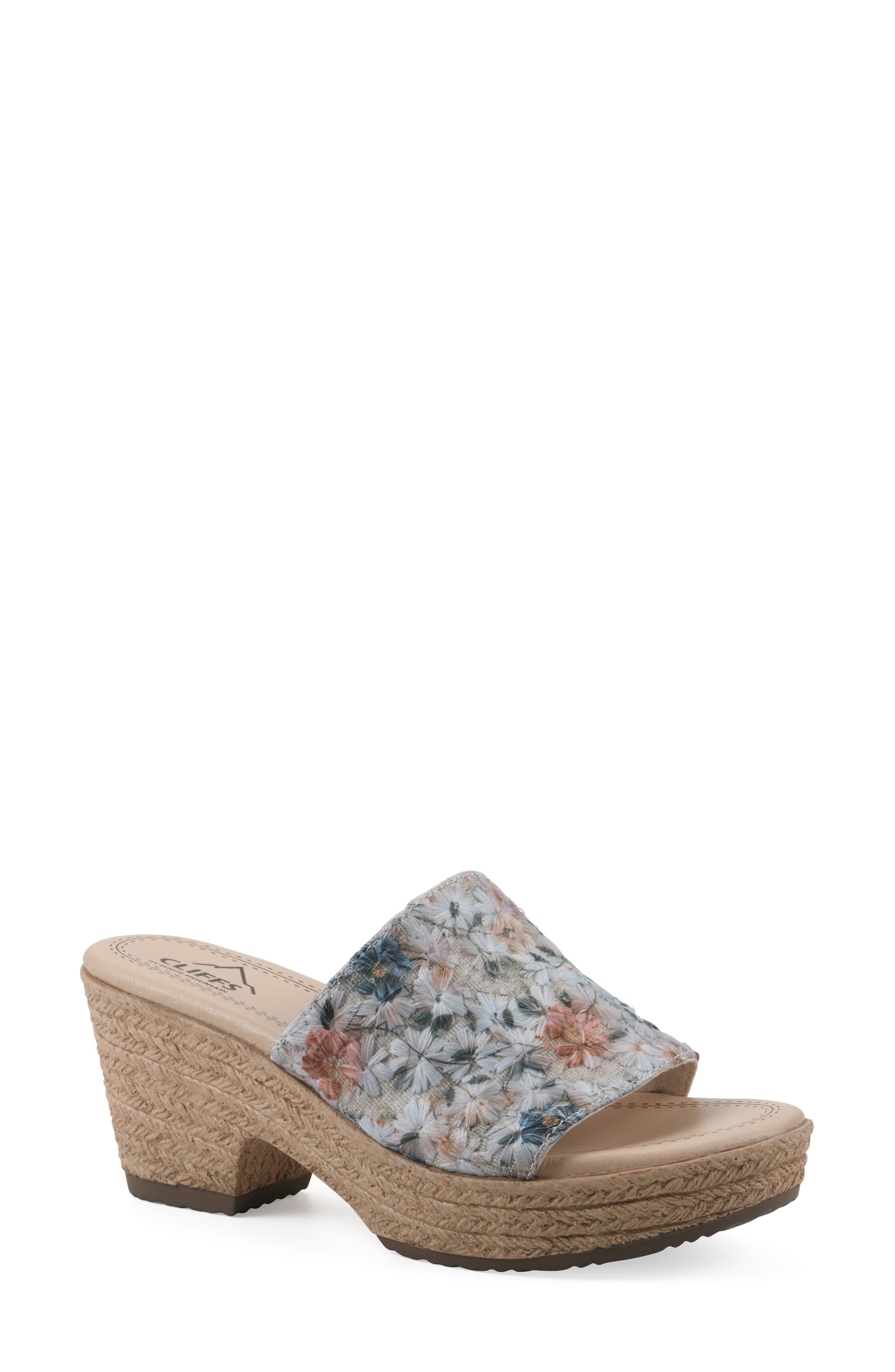  Light Blue/ Floral/ Ivory