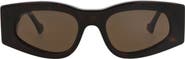 Gucci 52mm Square Sunglasses
