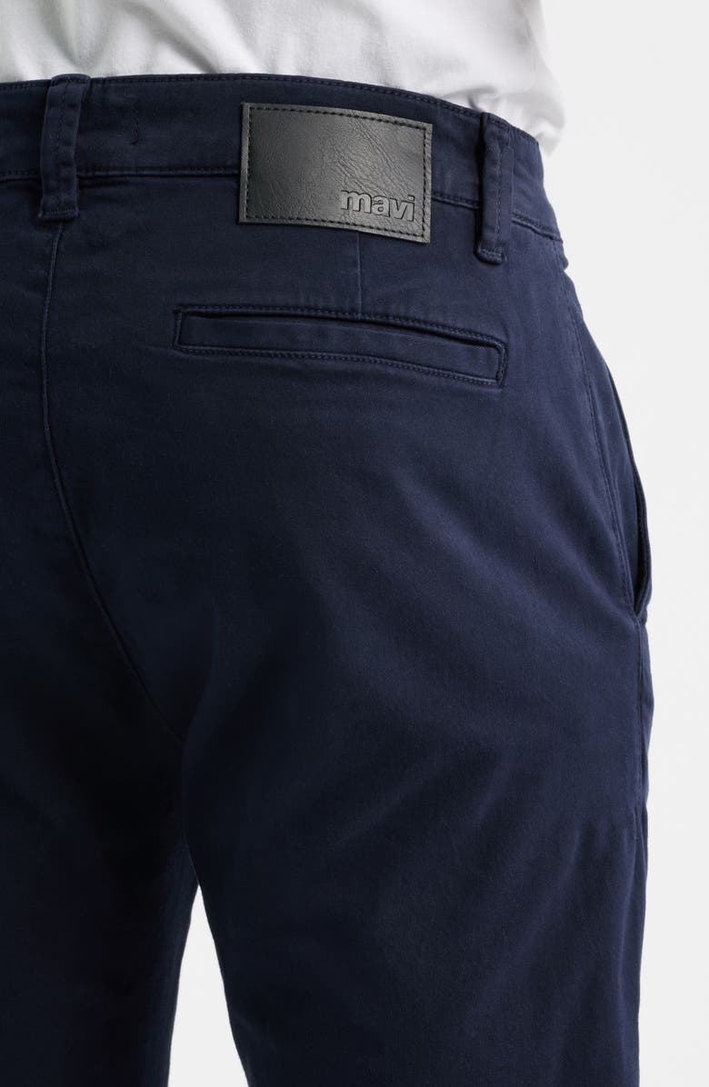 Mavi Jeans Milton Slim Straight Leg Chinos, Alternate, color, Dark Navy Casual Twill