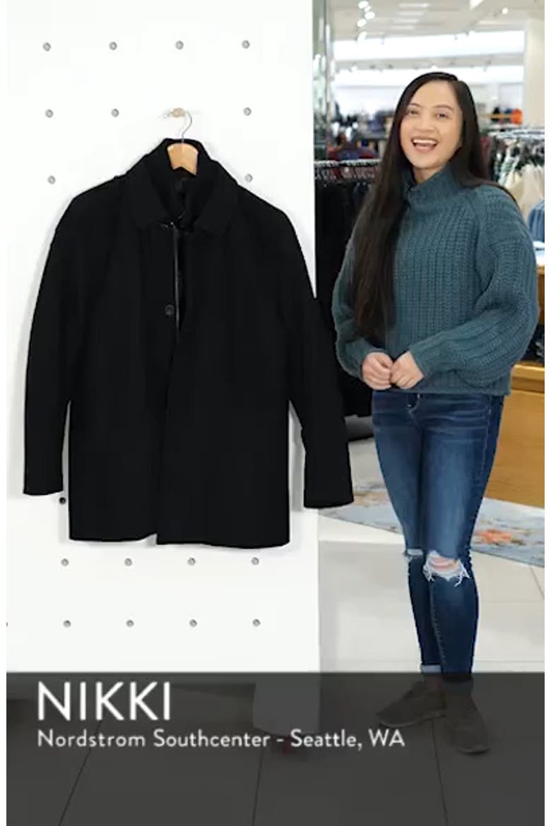 Melton Car Coat with Removable Bib video