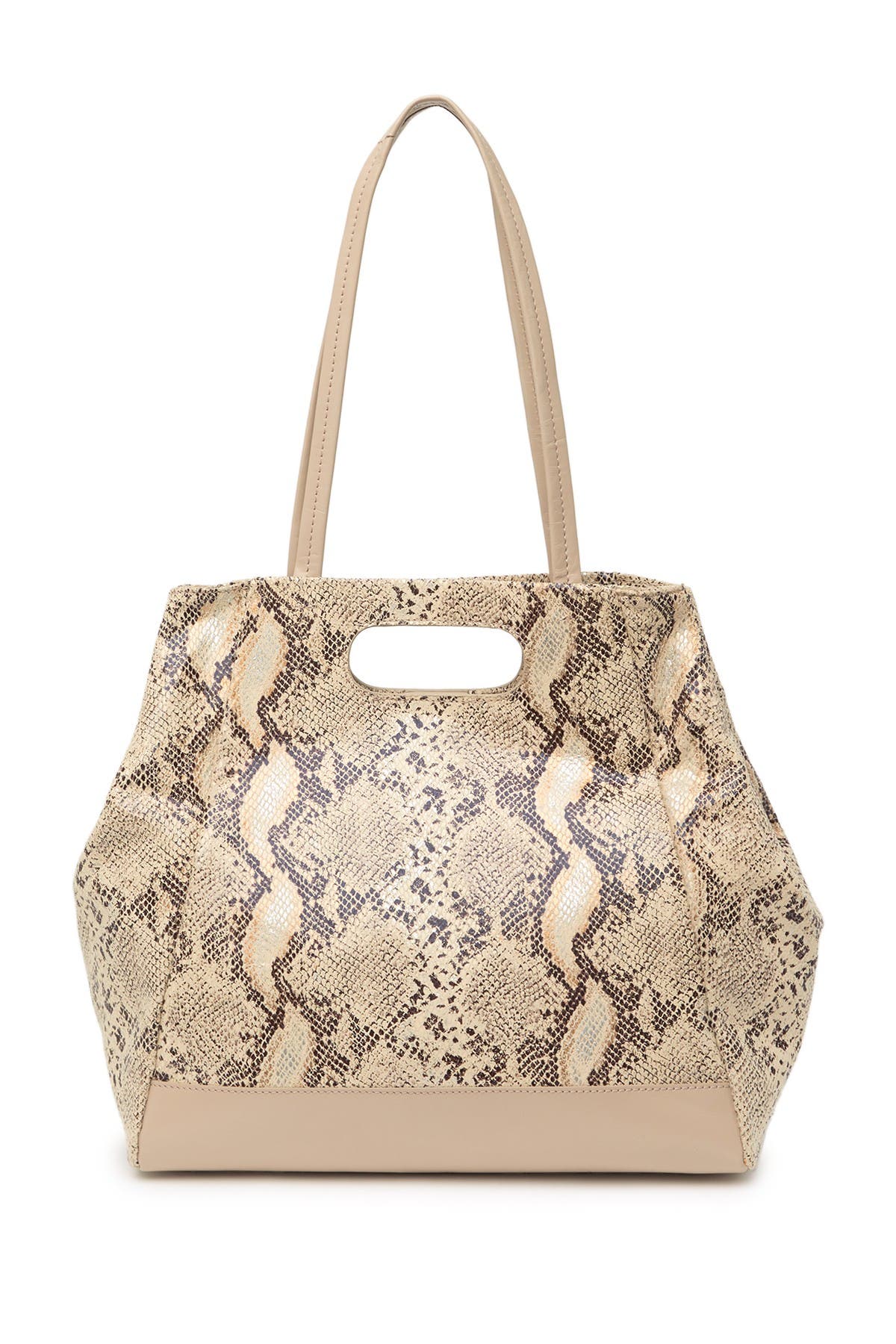 TMRW STUDIO Gabriel Snakeskin Embossed Market Tote Bag, Main, color, 