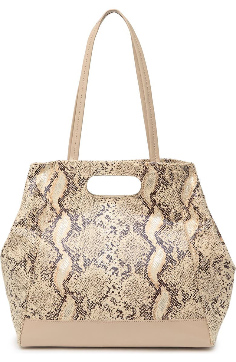 TMRW STUDIO Gabriel Snakeskin Embossed Market Tote Bag, Main, color,