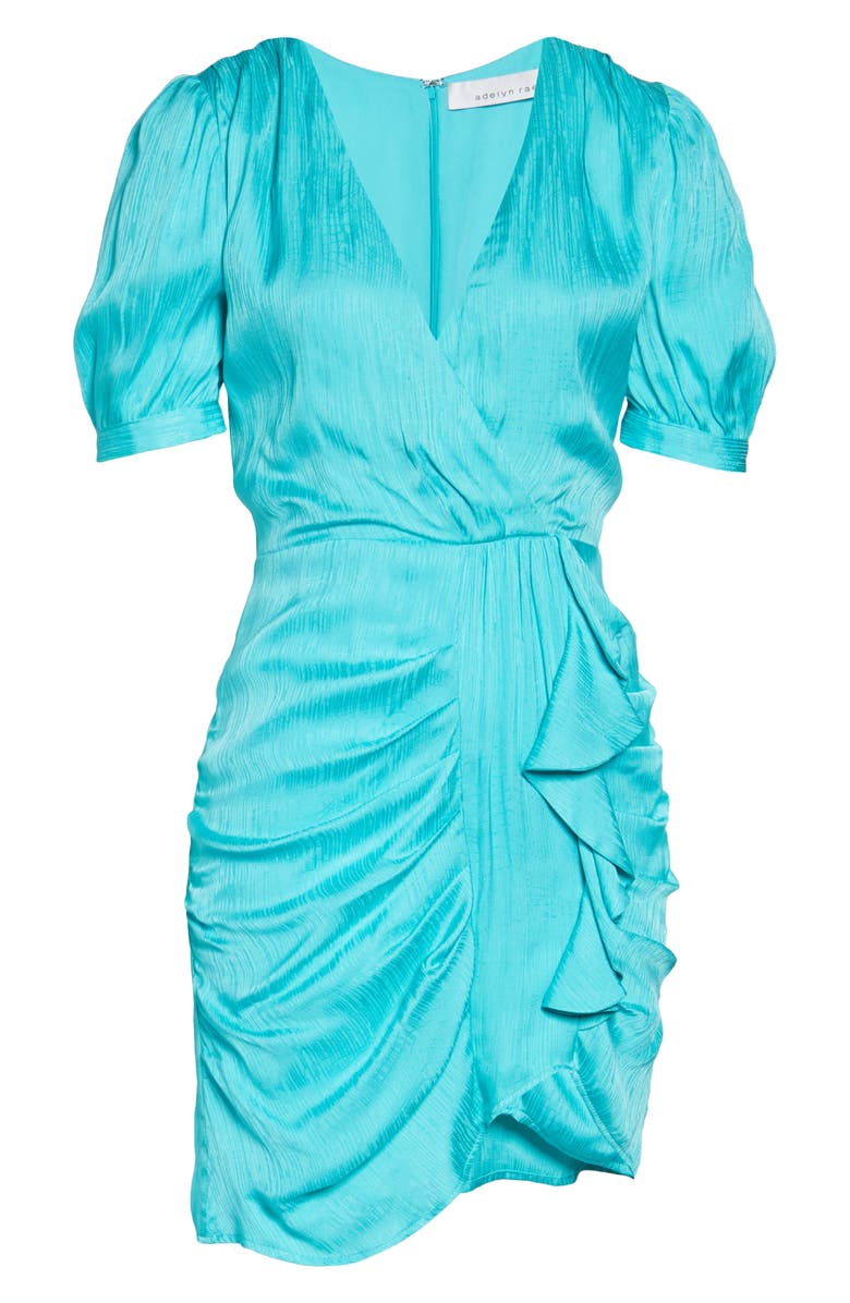 Adelyn Rae Kenzlee Faux Wrap Minidress, Alternate, color, 