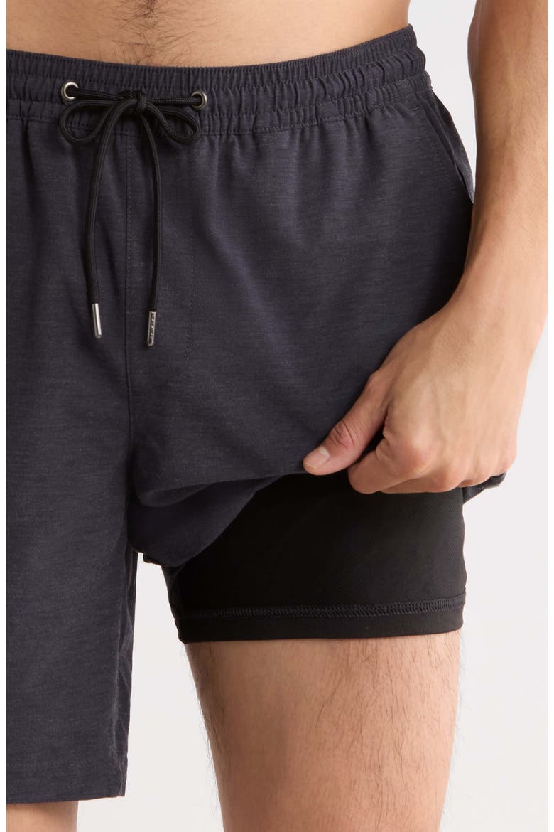 7-Inch Volley Swim Shorts, Alternate, color, BLACK