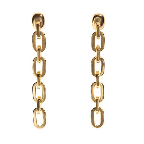 Solea Link Drop Earrings