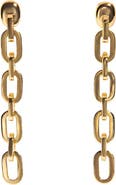 ZARUX Solea Link Drop Earrings