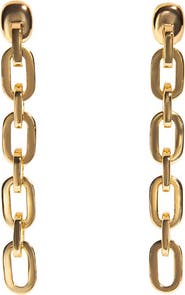 ZARUX Solea Link Drop Earrings