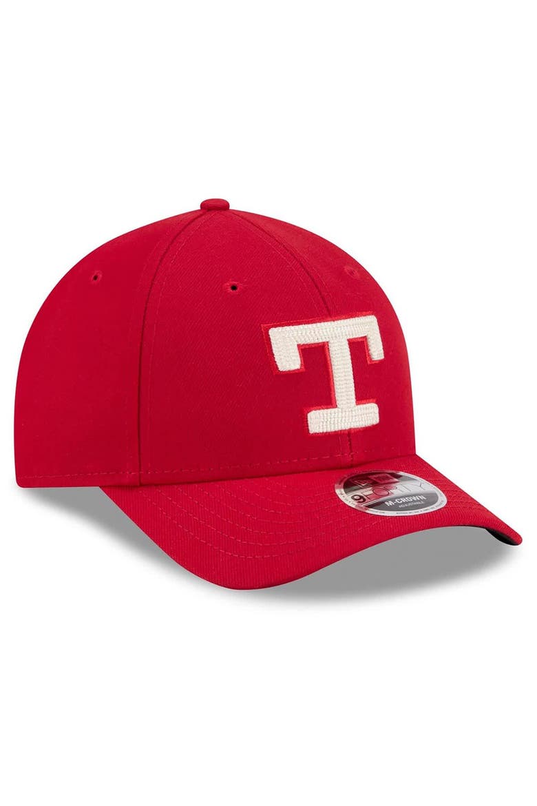 Men's New Era Red Texas Rangers 2026 City Connect 9FORTY M-Crown Adjustable Hat, Alternate, color, Red