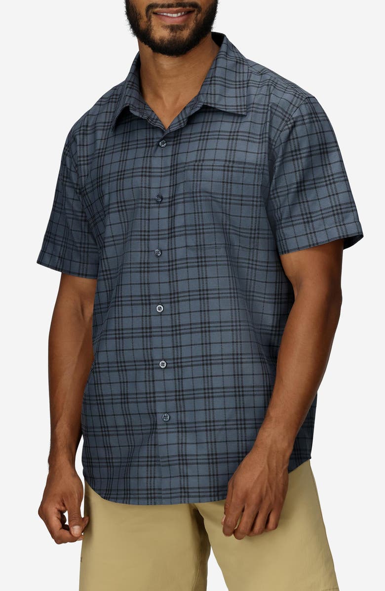 Marmot AirExchange UPF Short Sleeve Button-Up Shirt, Main, color,