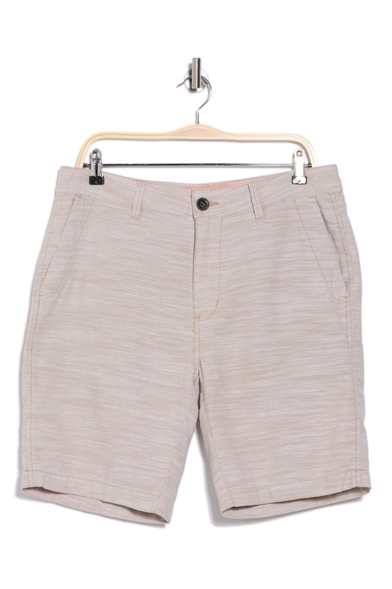 Soft Slub Crew Shorts, Alternate, color, GRAIN