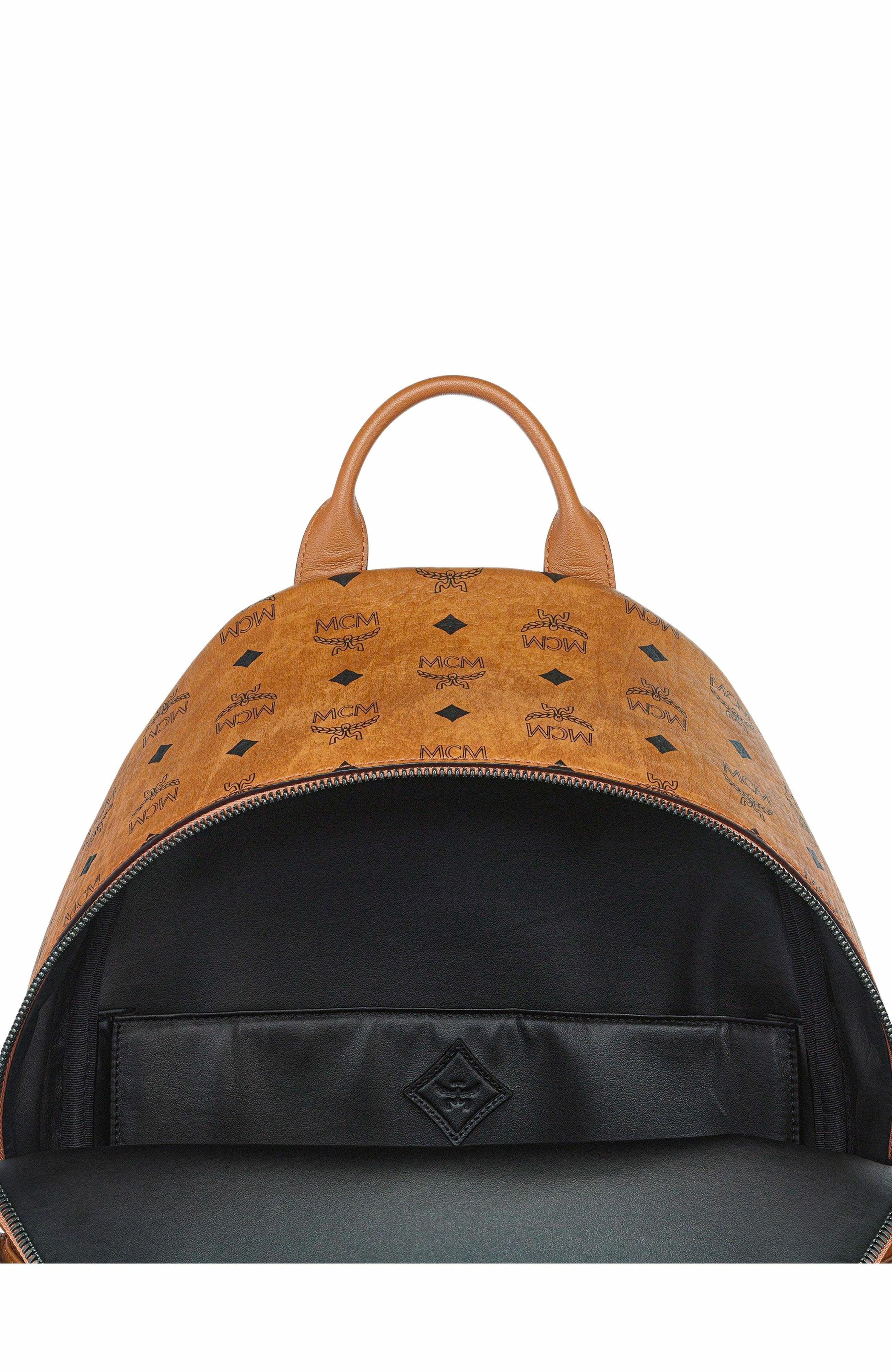 MCM Stark Backpack in Visetos, Alternate, color, 