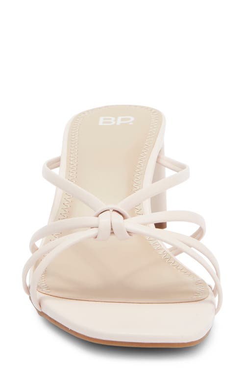 Bp. Karsyn Strappy Slide Sandal In Pink Powder