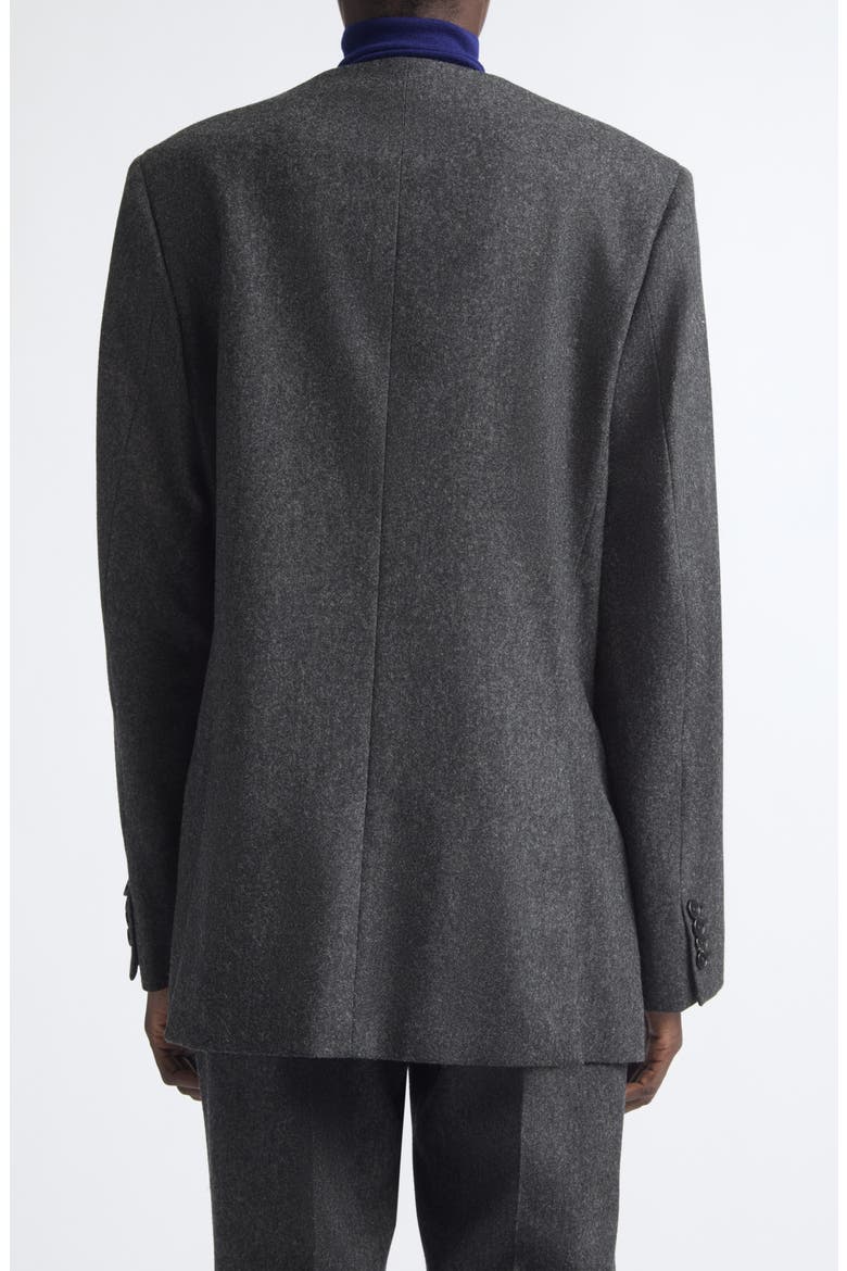 Fitted Long Wool Blazer, Alternate, color, STORM GREY