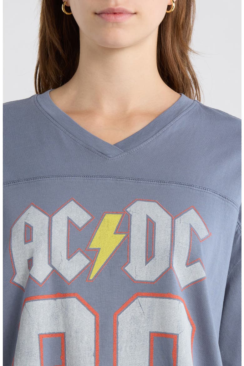 AC/DC Back in Black '80 Tour Graphic T-Shirt, Alternate, color, DEEP INDIGO