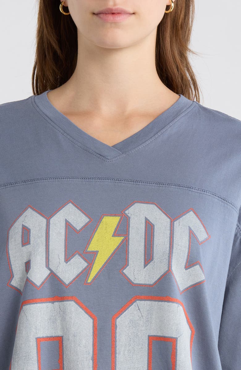 Junk Food AC/DC Back in Black '80 Tour Graphic T-Shirt, Alternate, color, Deep Indigo