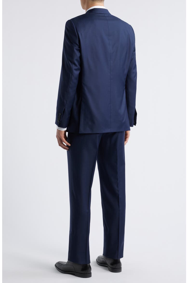Honey Way Regular Fit Super 150s Navy Wool Suit, Alternate, color, NAVY