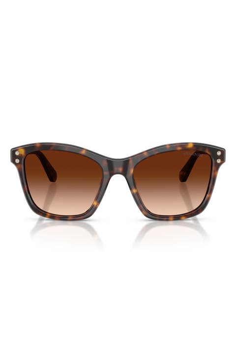 54mm Gradient Square Sunglasses