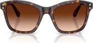 Swarovski 54mm Gradient Square Sunglasses