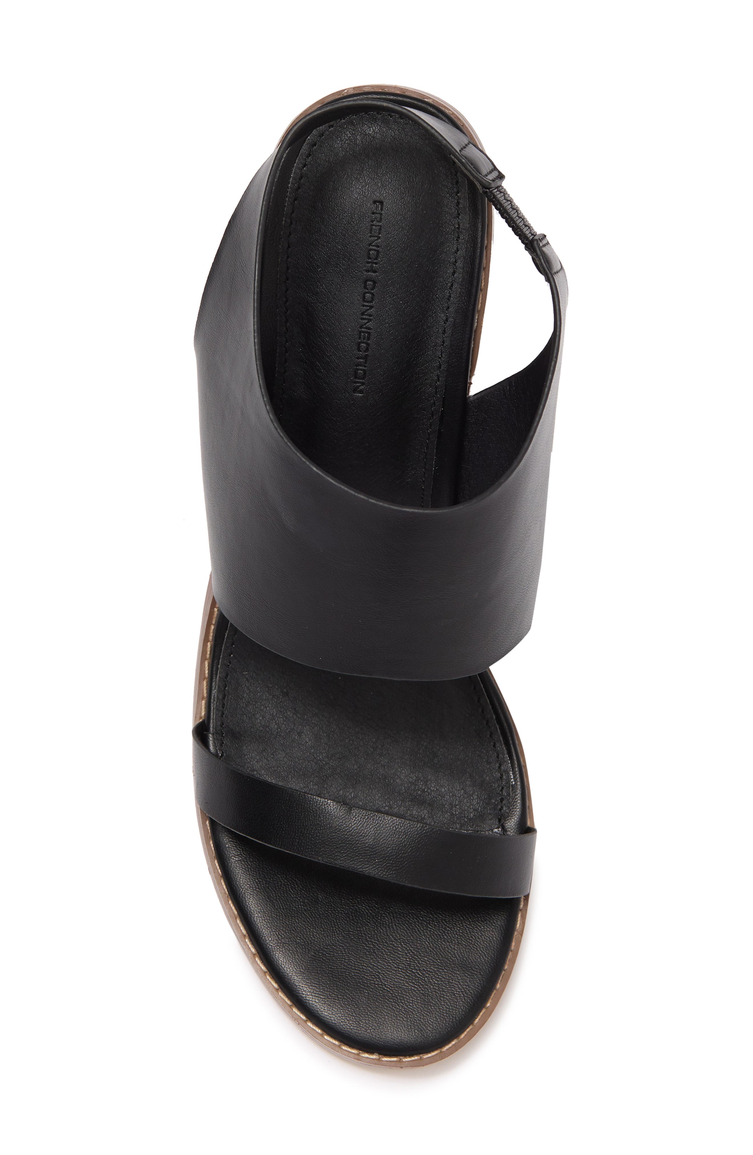 French Connection Block Heel Sandal, Alternate, color, 