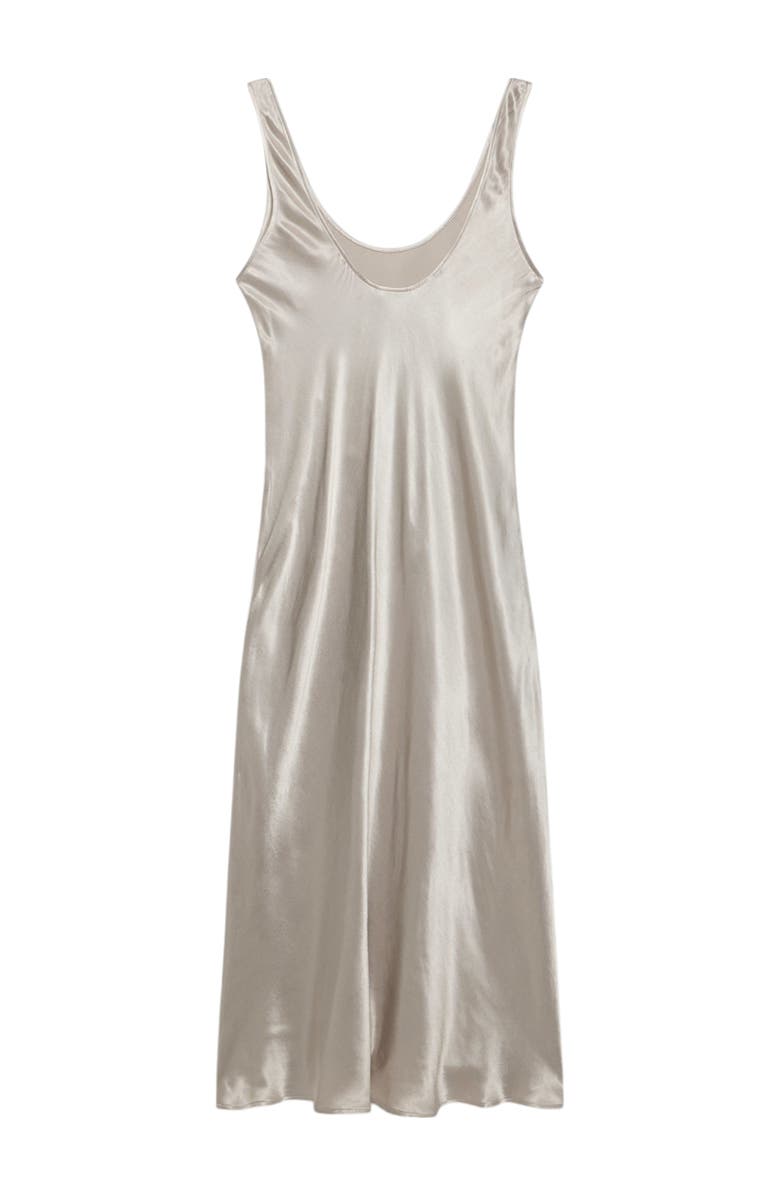 MINT VELVET Neutral Satin Slip Dress, Alternate, color,