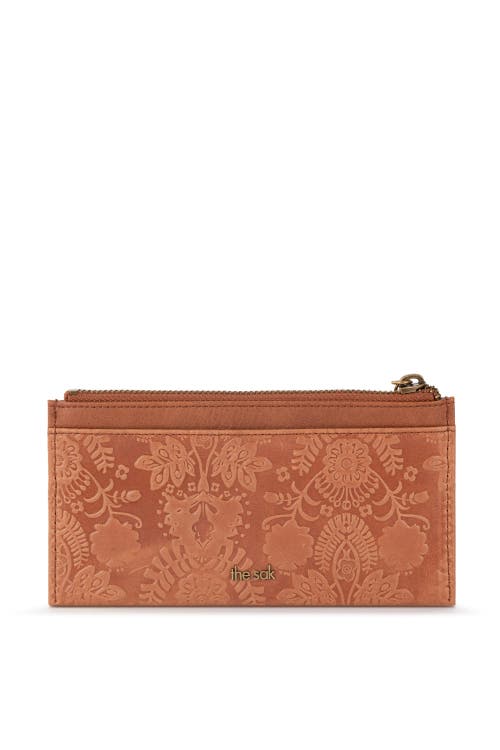 The Sak Neva Large Card Wallet In Brown