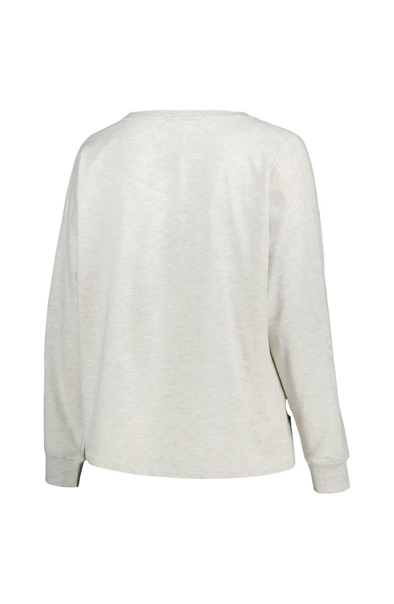 PROFILE Women's Profile Oatmeal Boston Red Sox Plus Size French Terry Pullover Sweatshirt, Alternate, color, 