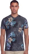 Lords of Harlech Exotic Floral Mens Vneck Tee