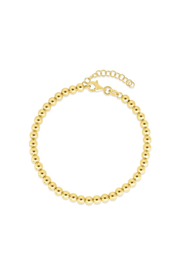 Small Gold Ball Bead Bracelet, Main, color, Yellow Gold