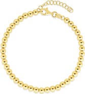 The Lovery Fine Jewelry Small Gold Ball Bead Bracelet