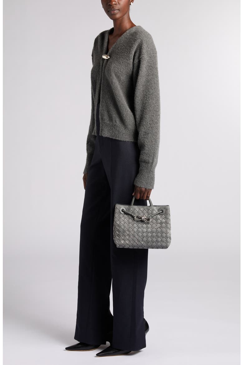 Cashmere & Silk Bouclé Cardigan, Alternate, color, 1579 HARBOR MELANGE
