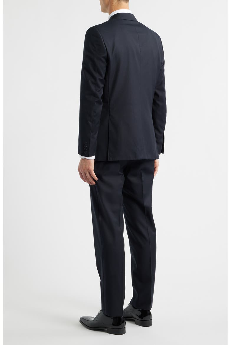Contemporary Regular Fit Navy Wool Blend Tuxedo, Alternate, color, NAVY