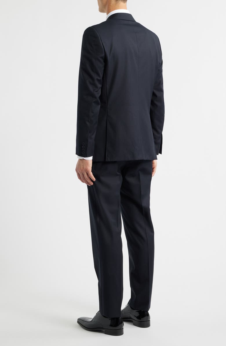 Canali Contemporary Regular Fit Navy Wool Blend Tuxedo, Alternate, color, Navy