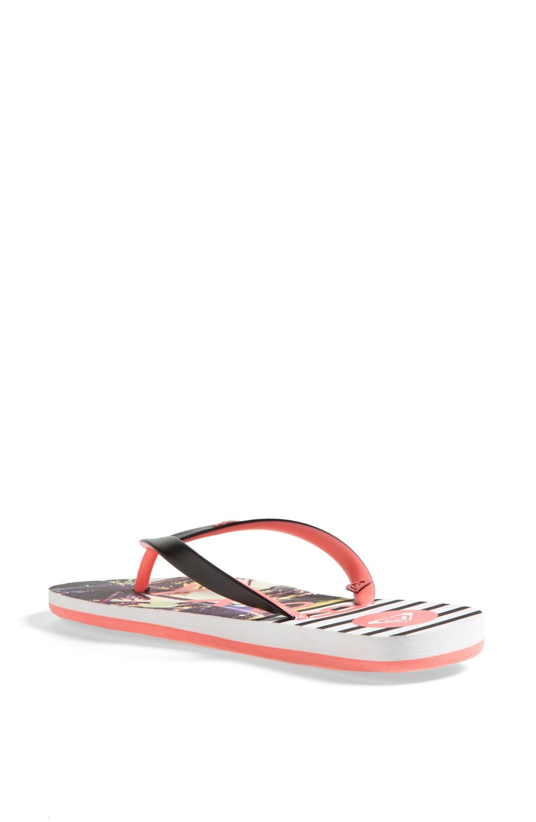 'Tahiti V' Sandal, Alternate, color, BLACK PINK