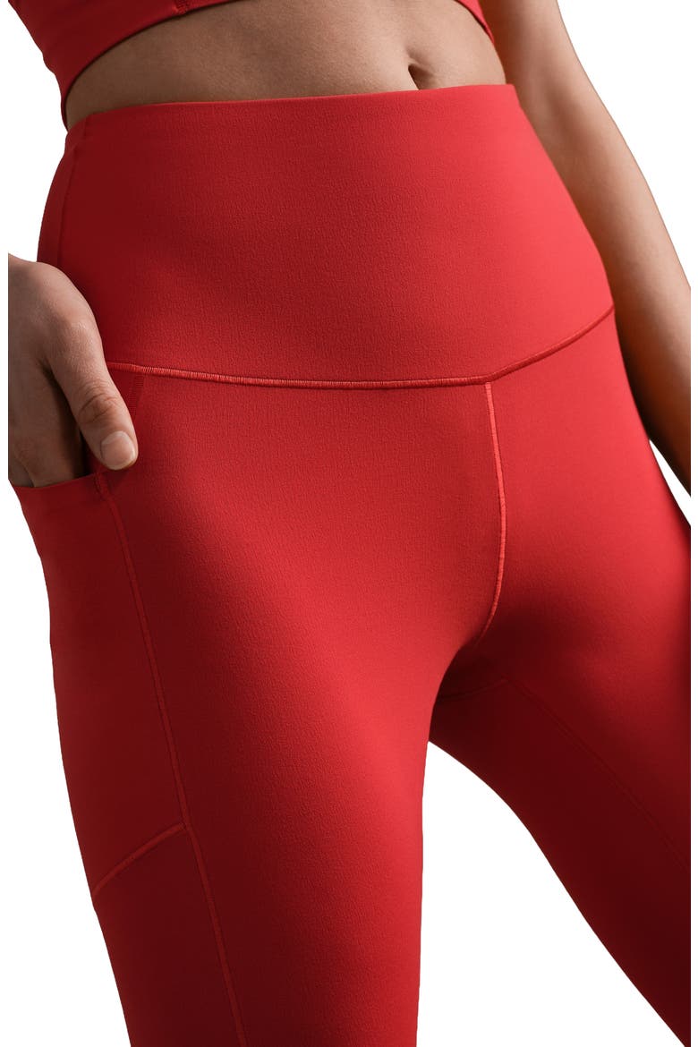 Revive Pockets 7/8 Leggings, Alternate, color, CABANA RED