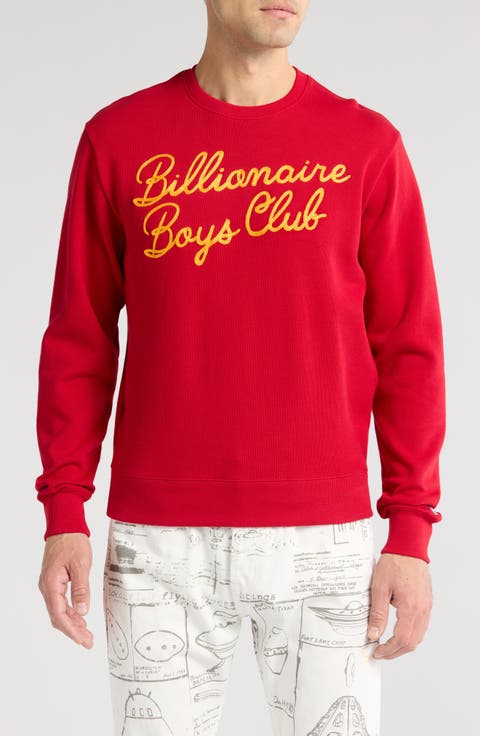 Signature Embroidered Cotton Graphic Sweatshirt
