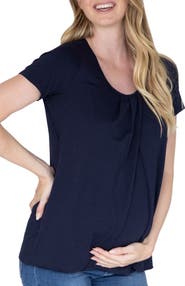 Angel Maternity Petal Front Maternity/Nursing Top